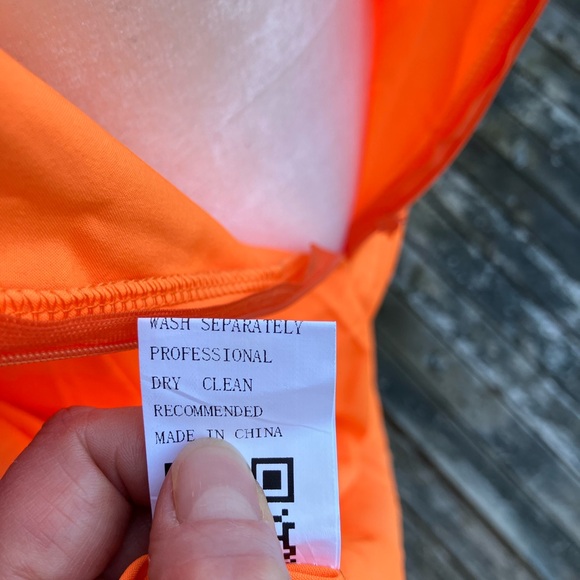 👗3/25$ 👗Vibrant Orange Summer Dress - Picture 12 of 12